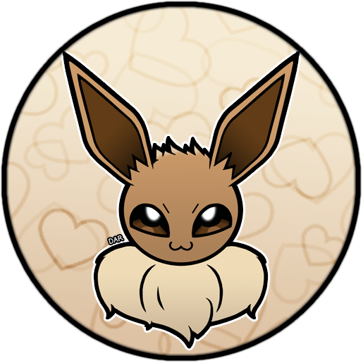 Eevee Pin - Cartoon (515x515), Png Download