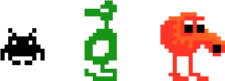 Image - Old Pixel Video Games (500x250), Png Download