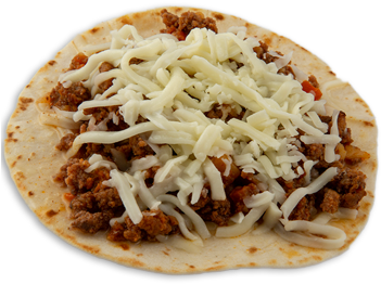 K#tacos - Grated Cheese (351x372), Png Download