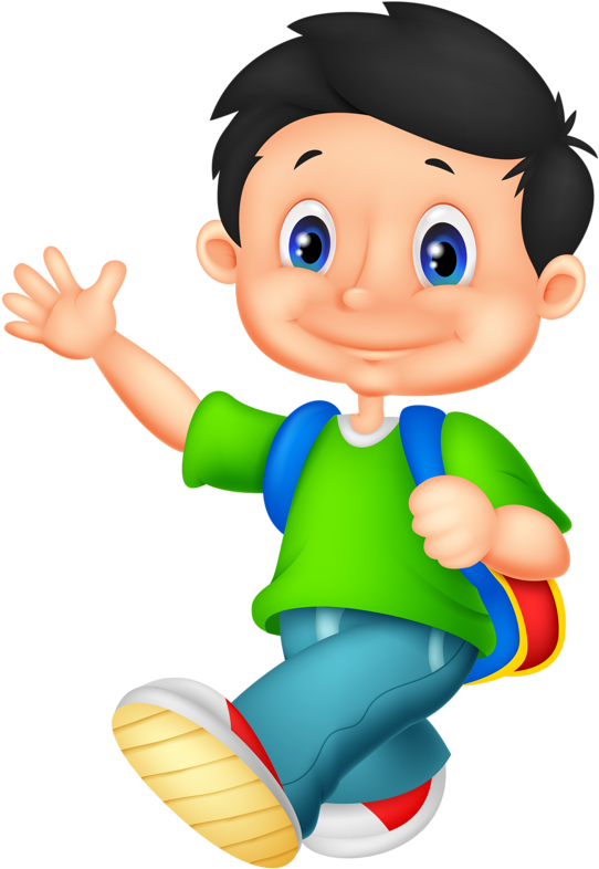 1 [преобразованный] - Schoolboy Cartoon (570x800), Png Download