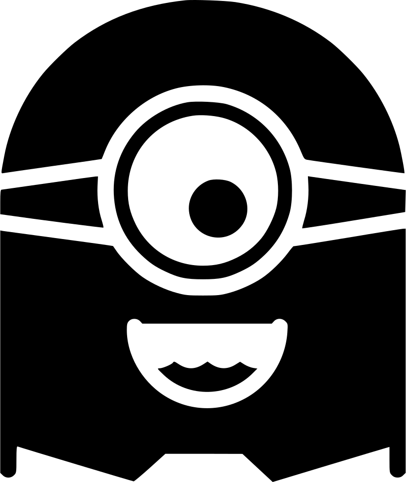 Minion Comments - Minion Black Icon (824x980), Png Download