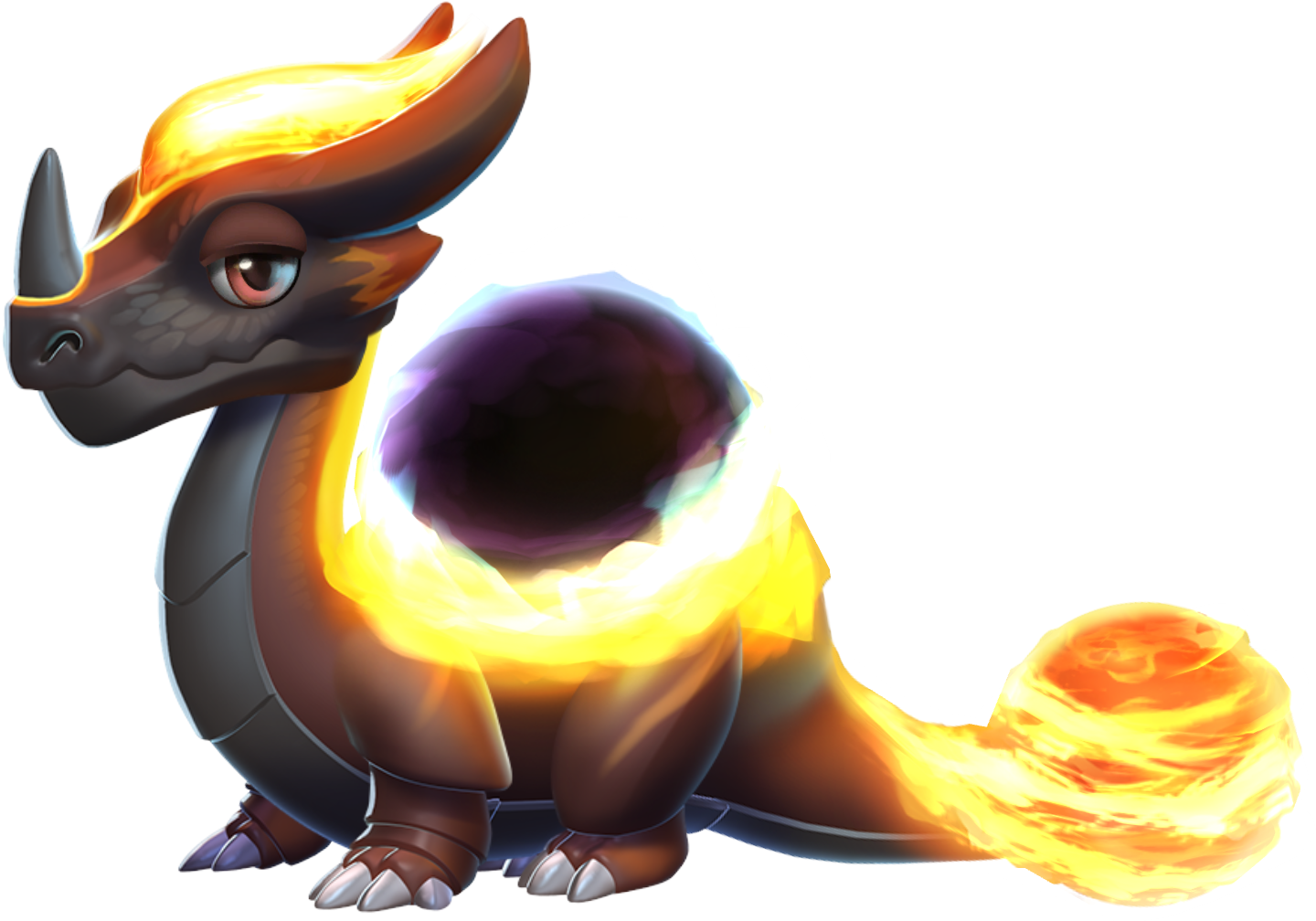 Black Hole Dragon - Drawing (1461x1020), Png Download