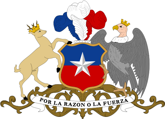Coat Of Arms Of Chile - Chile Coat Of Arms (560x400), Png Download