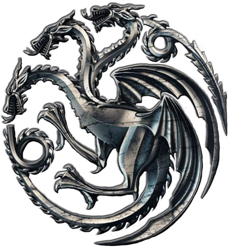 Throne Clipart Transparent Background - Targaryen House Logo Png (520x510), Png Download