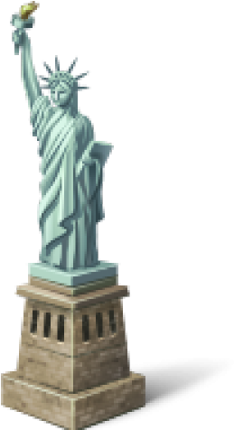 Statue Of Liberty Png Transparent Images - Comune Quarto D Altino (640x480), Png Download