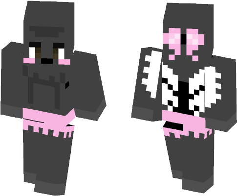 Kawaii Minecraft Skins - Graphic Design (584x497), Png Download