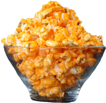 Cheddarific - Popcorn (403x379), Png Download