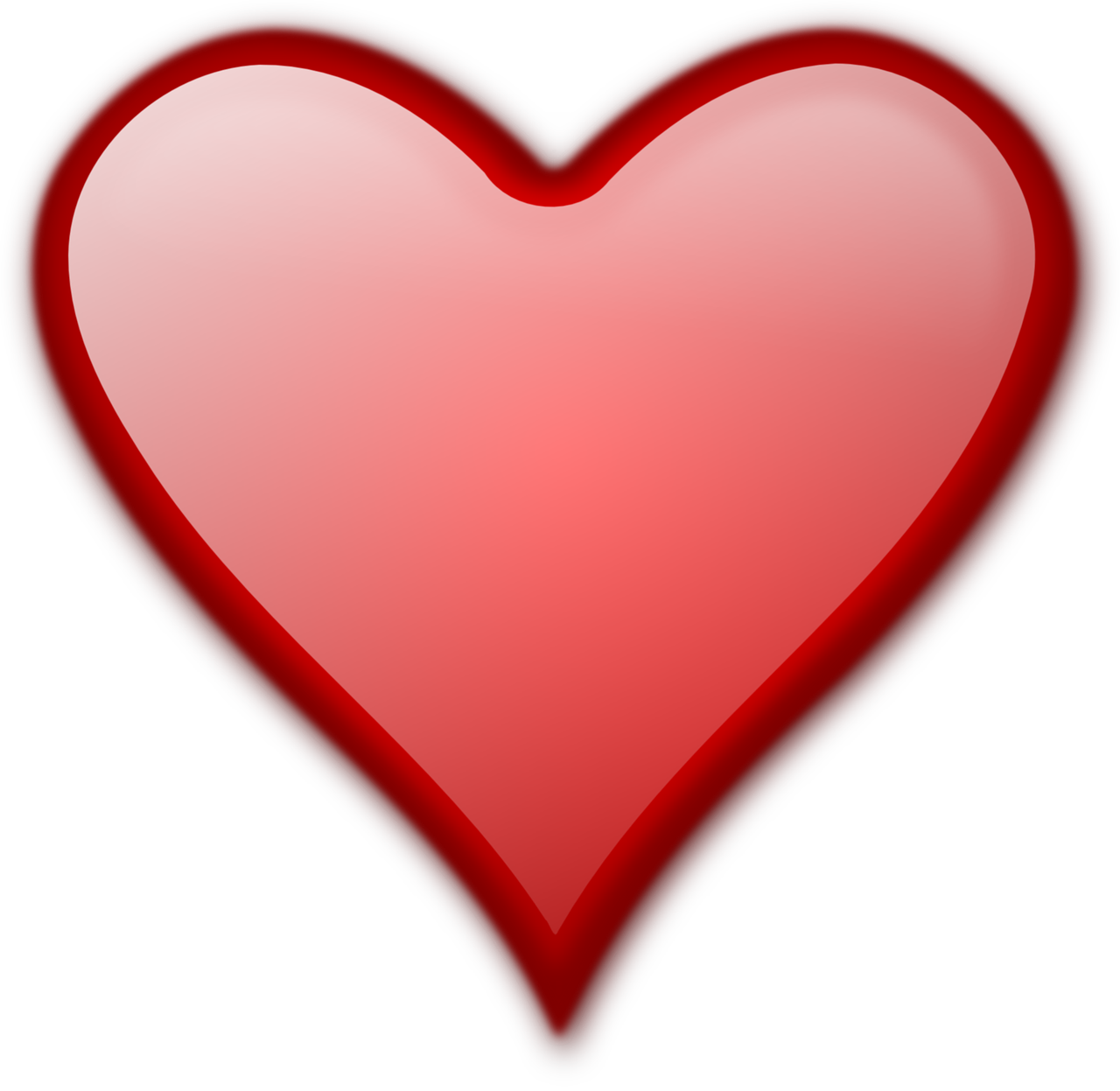 Heart Gloss 2 Free Vector - Love Heart Png No Background (793x800), Png Download