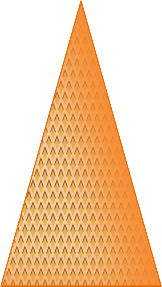 Ice Cream Cone Body - Cheese Grater (521x920), Png Download