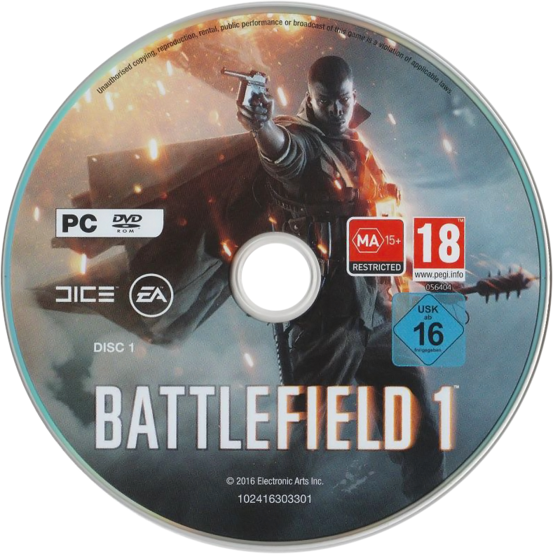 Battlefield - Battlefield 1 [pre-owned] Ps4 (789x791), Png Download