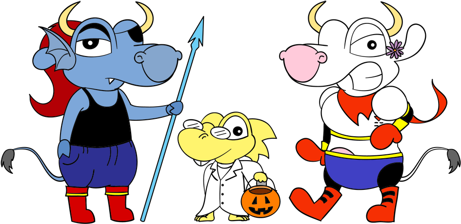 Cowsplay - Undertale - Cartoon (1000x486), Png Download