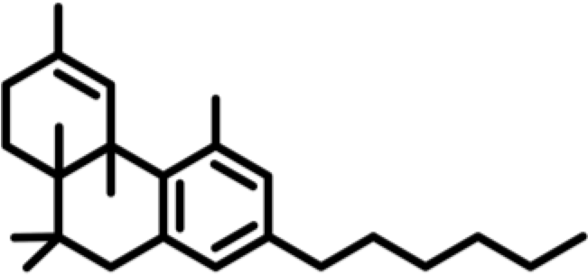 Thc Molecule (700x500), Png Download