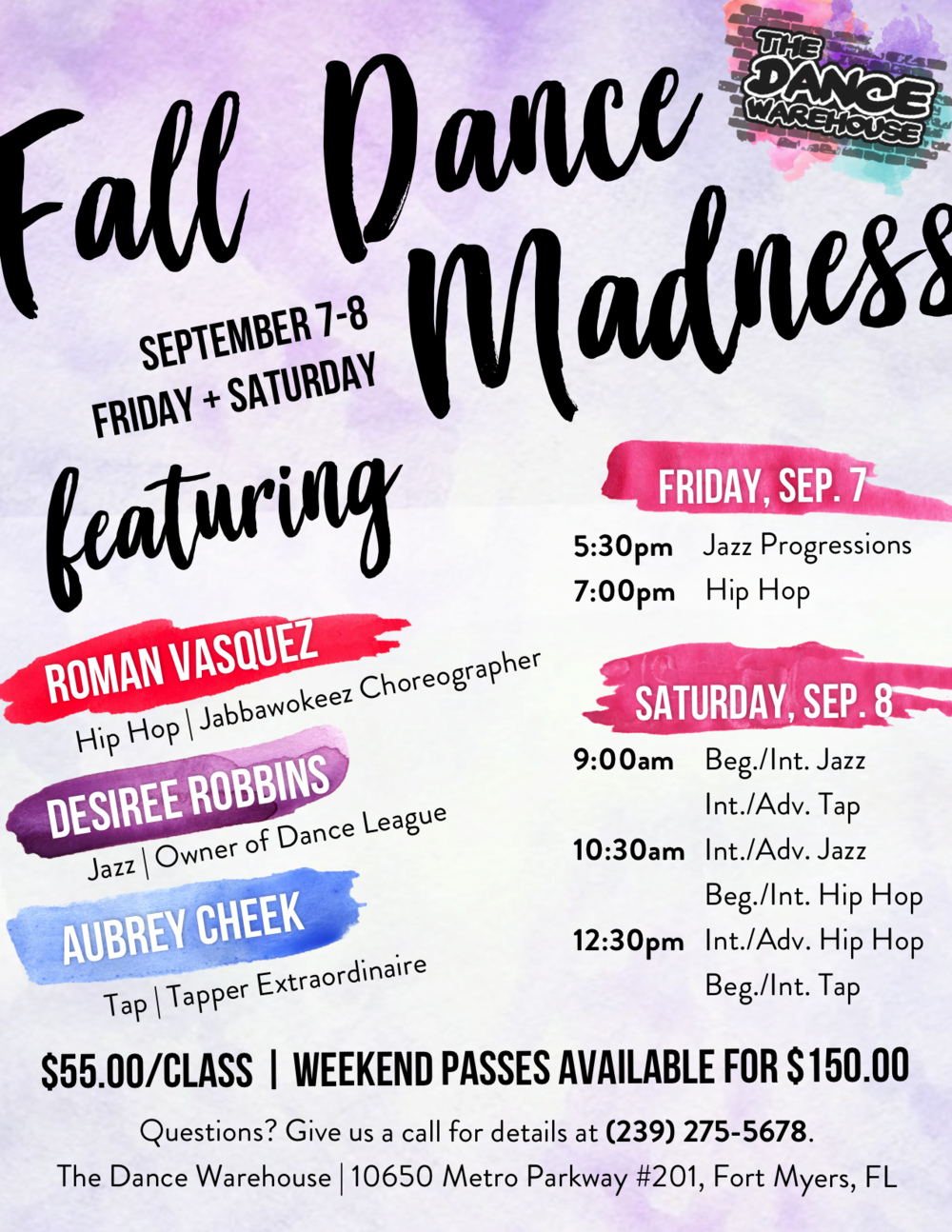Fall Dance Madness 2018 - Flyer (1000x1294), Png Download