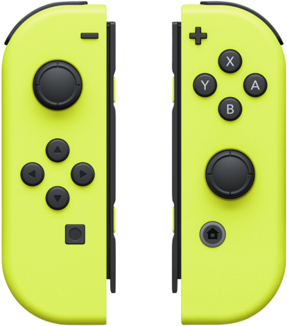 Nintendo Switch Nintendo Switch - White Nintendo Switch Joy Cons (459x500), Png Download