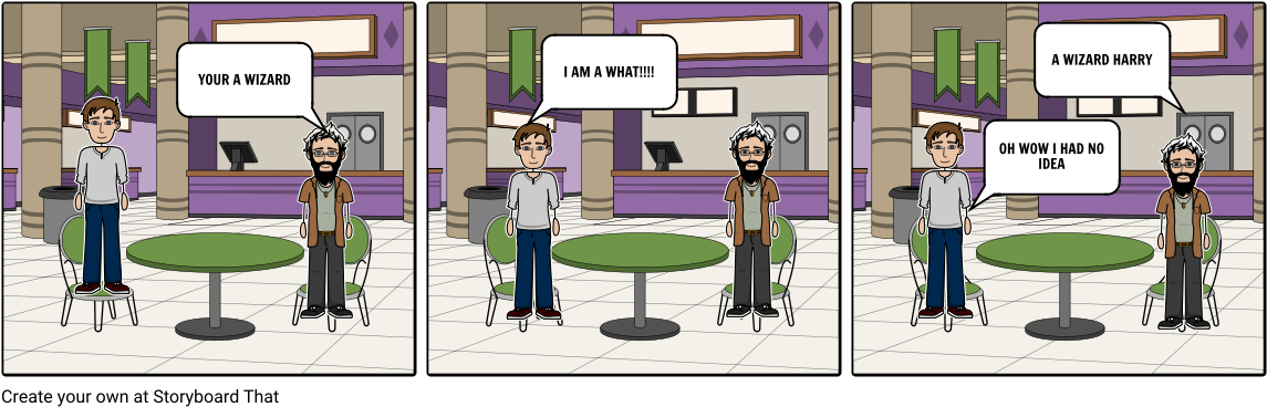 Ur A Wizard - Cartoon (1164x385), Png Download