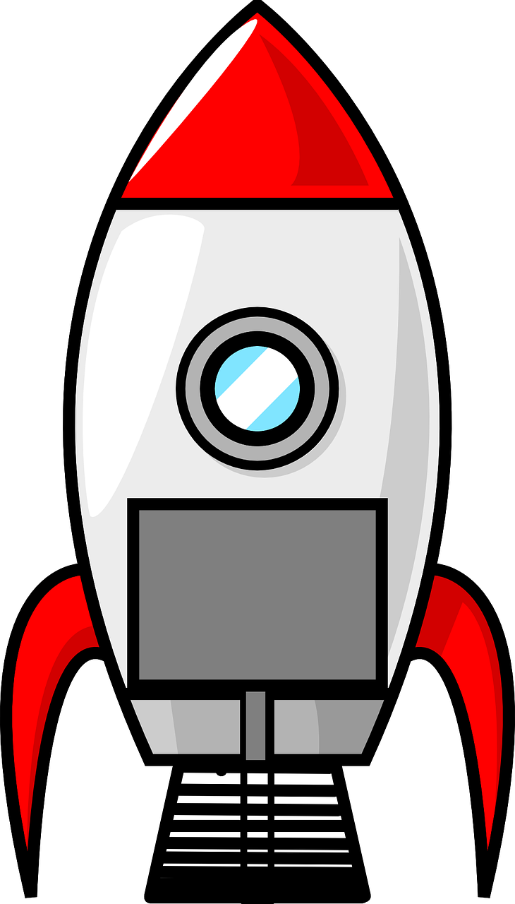 Cartoon Rocket Png - Cartoon Rocket (466x800), Png Download