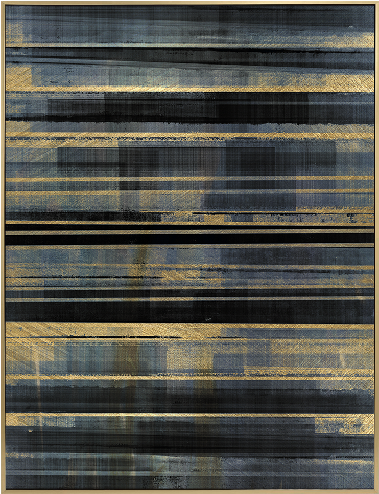 'glare Ii', 2017 High-gloss Finish On Canvas In Floater - Shelf (1296x964), Png Download