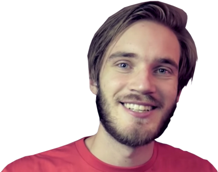 #пью Ди Пай #pewdiepie - Пюдипай Пнг (700x350), Png Download