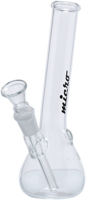 Micro Glass Bong - Glass Bottle (800x800), Png Download