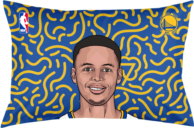 Stephen Curry "dedication" Pillow Case - North Carolina (756x755), Png Download