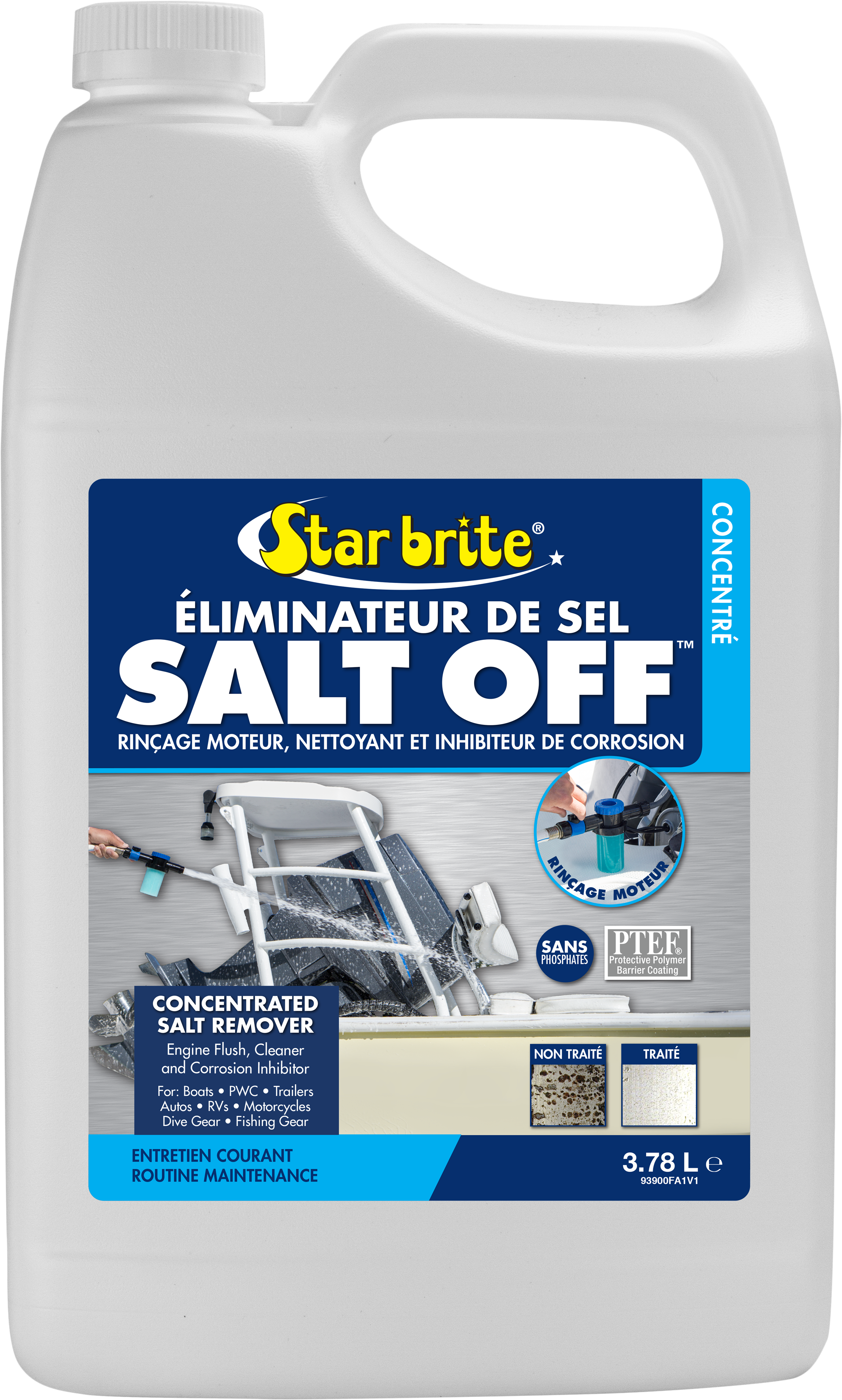 A1 93900f - Star Brite 27400 Lower Unit Quart Pump (2407x4000), Png Download