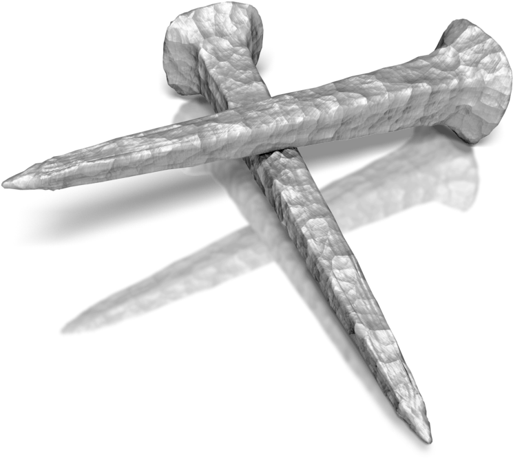 Nail Clipart Cross - Nails Of The Cross Png (800x800), Png Download