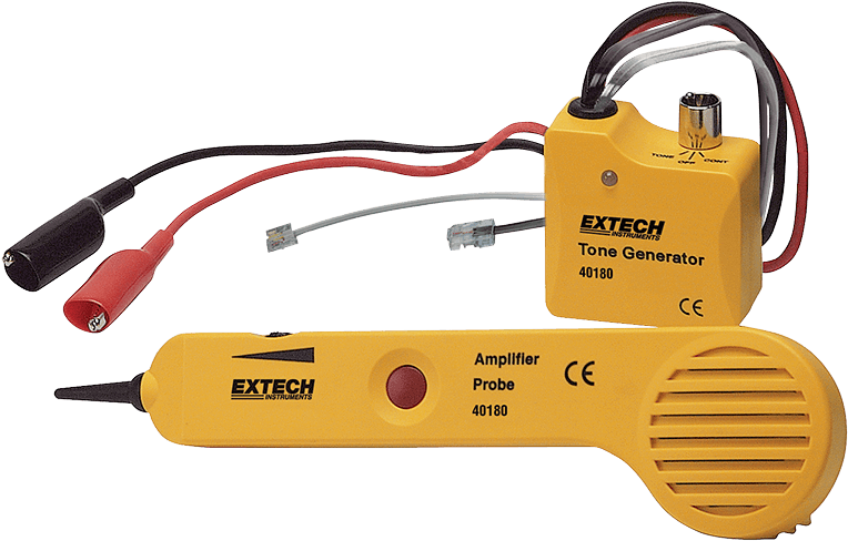 Cable Tracers - Extech 40180 Tone Generator / Amplifier Probe Kit (770x500), Png Download