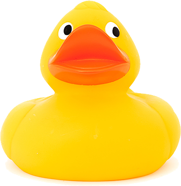 Giant Ducks Rubber U - Rubber Duck (362x373), Png Download