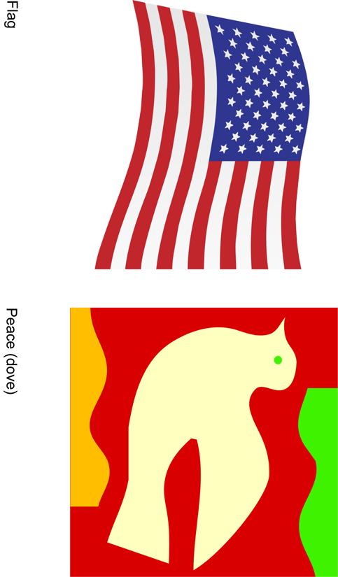 School Crossing - American Flag Waving Throw Blanket (483x825), Png Download