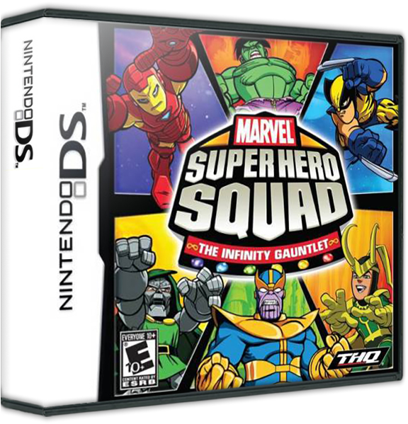Marvel Super Hero Squad - Marvel Super Hero Squad Infinity Gauntlet Xbox 360 (587x598), Png Download