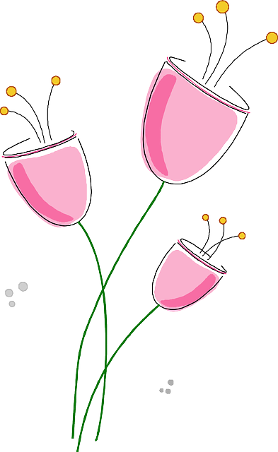 Flowers, Flower, Summer Flowers, Purple Flowers, Purple - Flores En Vectores Png (393x640), Png Download