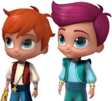 Shimmer And Shine Zac And Kaz Png - Shimmer And Shine (640x360), Png Download