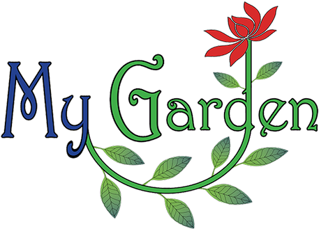 866 - 694 - - My Garden Text (548x340), Png Download