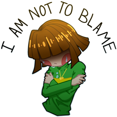 My Rp Chara, I Should Really Give Them An Alternate - Cartoon (500x500), Png Download