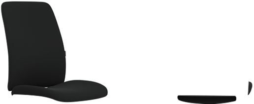 Steelcase Amia Chair (612x443), Png Download