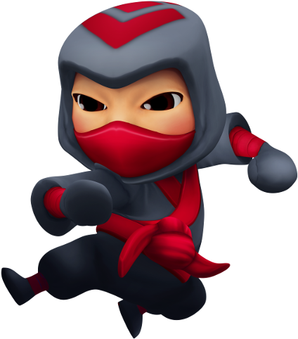 Pose6render1 - Ninja De Royal Revolt 2 (500x557), Png Download