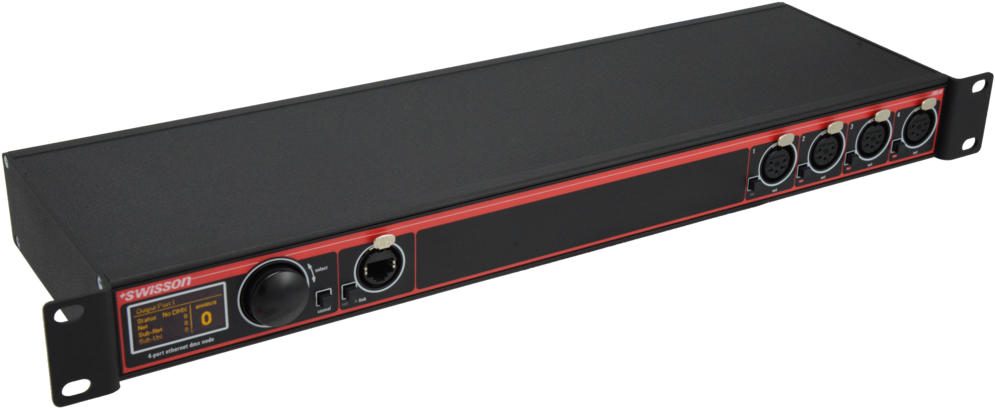 Ethernet Dmx Node With 4 Or 8 Dmx Ports (1000x423), Png Download