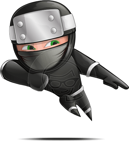 Hibiki The Flying Ninja Hibiki The Flying Ninja - Flying Ninjas (439x464), Png Download