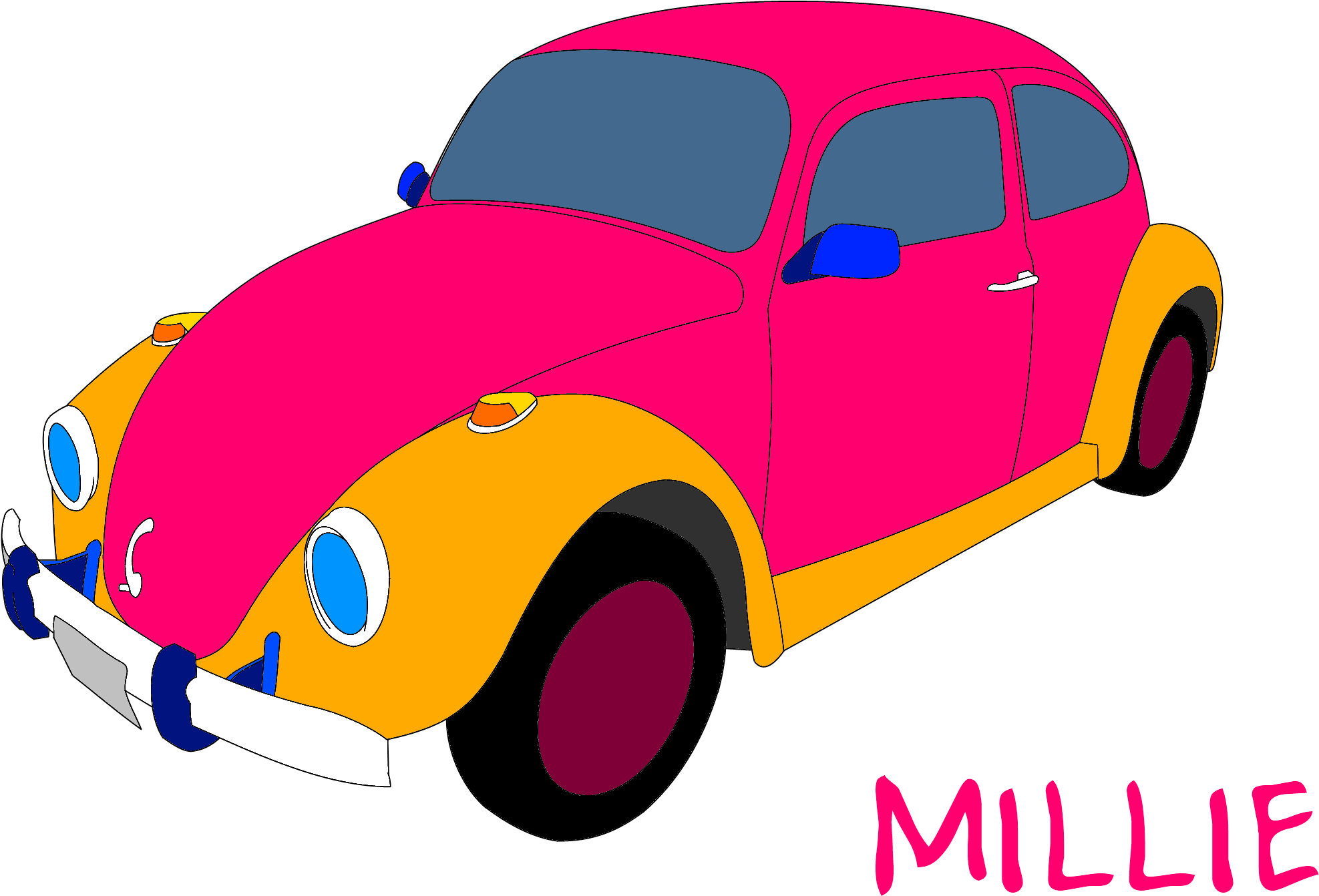 Millie The Vw Beetle Non Render - Volkswagen Beetle (2048x1536), Png Download