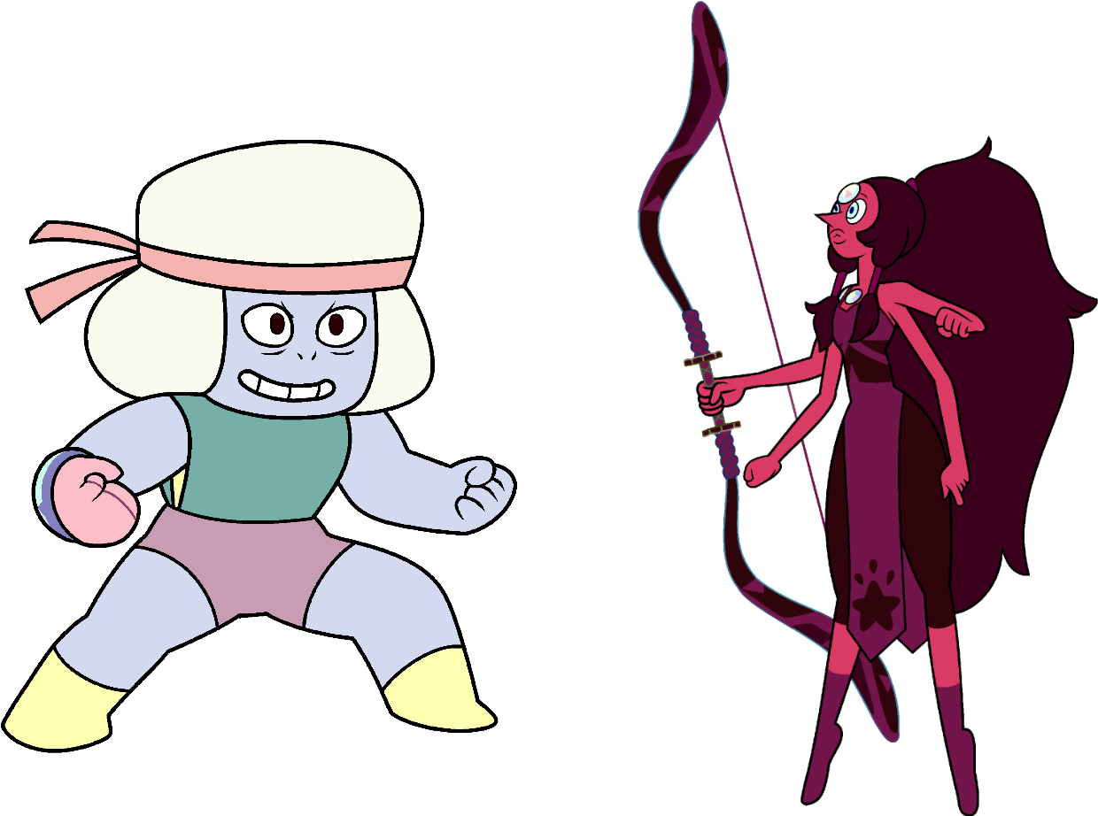 Ruby And Opal - Steven Universe Ruby's Room (1251x921), Png Download