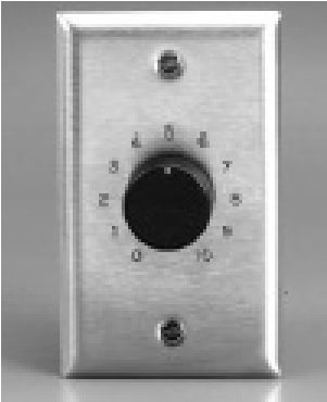 Lowell Volume Control 25-watt Stainless Steel - Lowell 10015lvc Single Gang 100w Volume Attenuator (600x600), Png Download