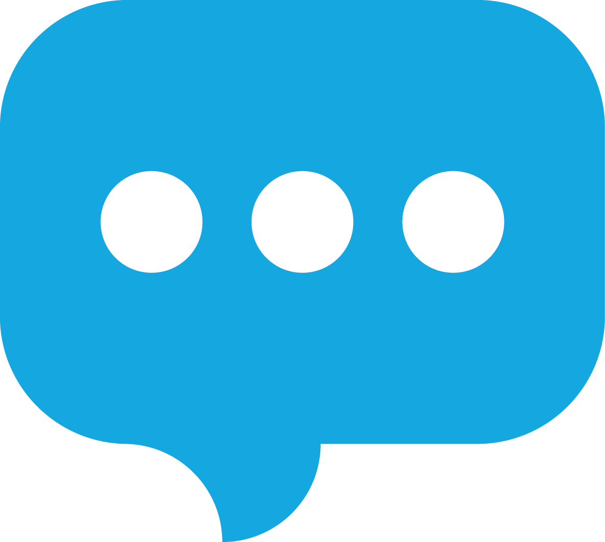 Idea Base Icons Speech Eps Png Svg - Blue Speech Bubble Icon Png (1186x1064), Png Download