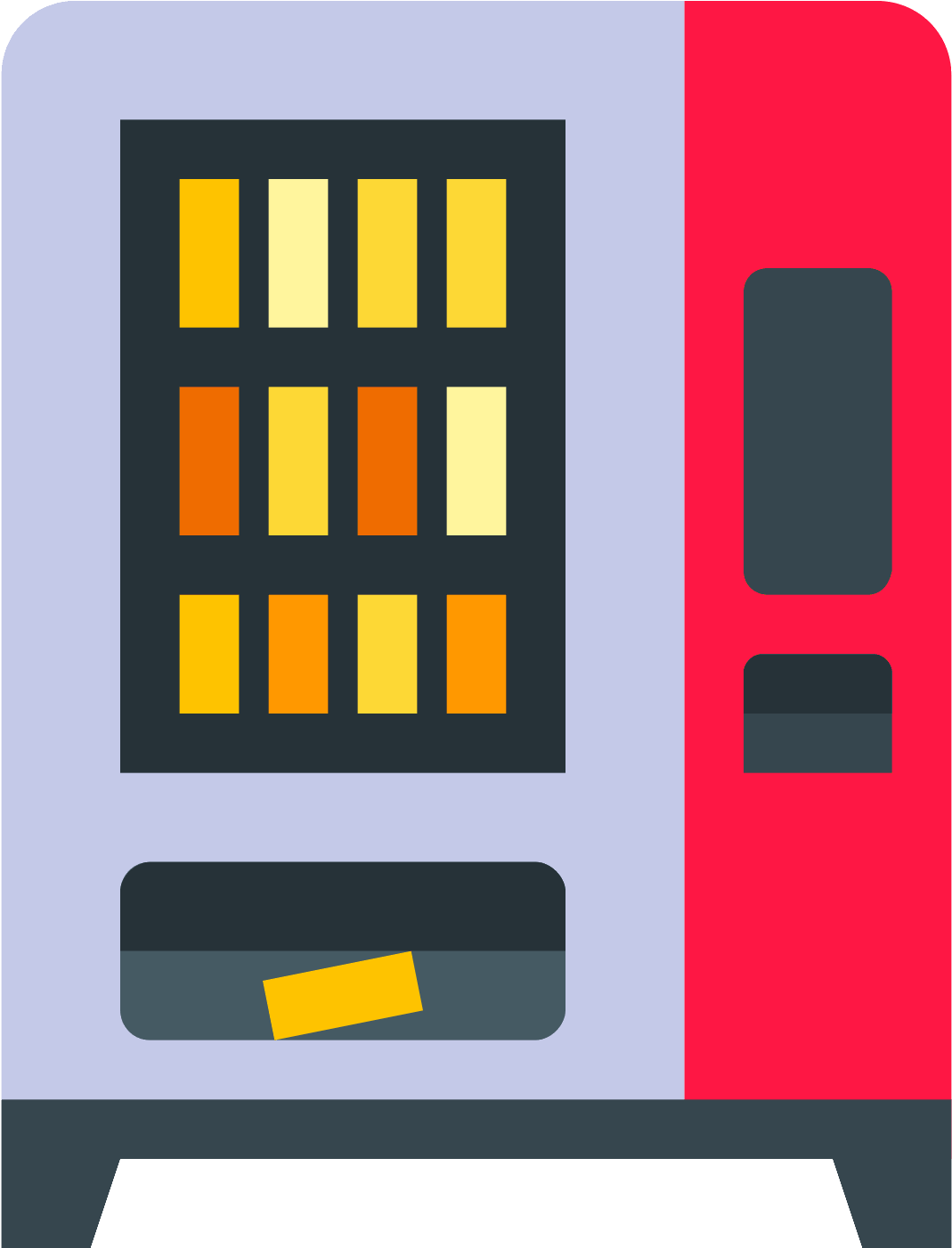 This Is A Picture Of A Vending Machine That Has Three - Vending Machine Icon (1600x1600), Png Download