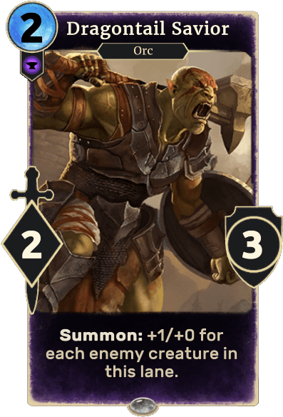 Dragontail Savior - Elder Scrolls Legends Dragonborn (409x663), Png Download