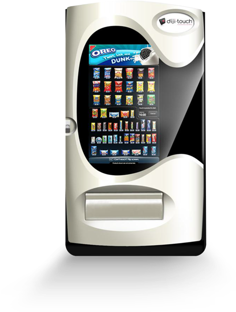 Diji Touch - Mondelez Vending Machine (500x687), Png Download