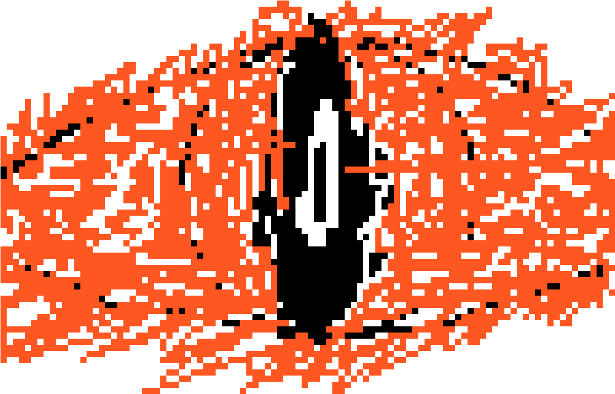 Eye Of Sauron - Circle (1200x1200), Png Download