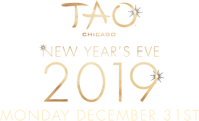 New Year's Eve - Tao Chicago (1920x582), Png Download