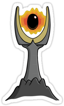 Sauron - - Sketch (375x360), Png Download