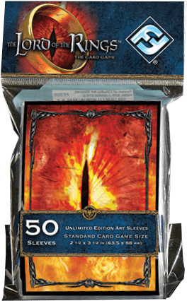 Fantasy Flight Art Sleeves - Fantasy Flight Games Eye Of Sauron Sleeves Deck Sleeves (293x447), Png Download
