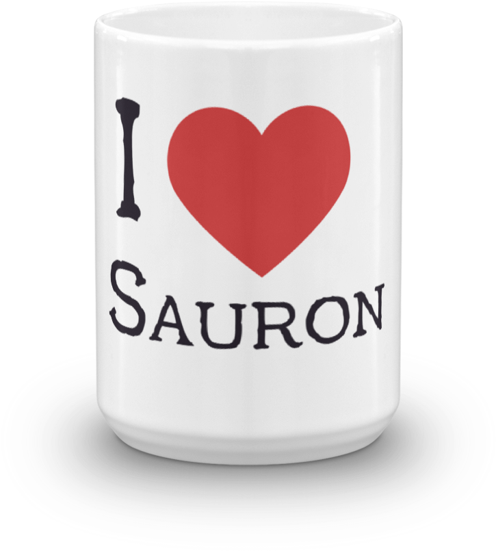 I <3 Sauron - Mug (1000x1000), Png Download